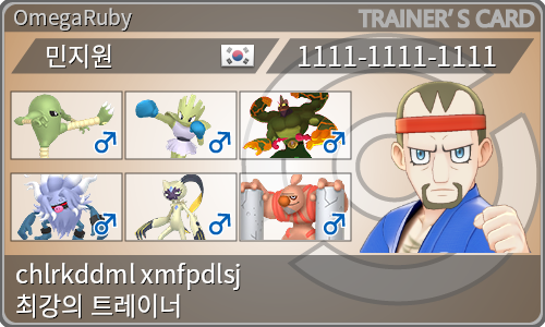 トレーナーカード