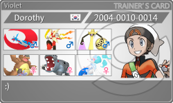 トレーナーカード