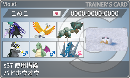 トレーナーカード