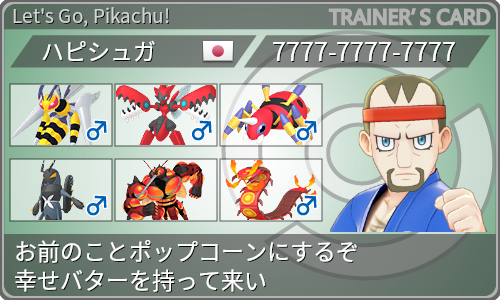トレーナーカード