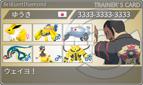 トレーナーカード