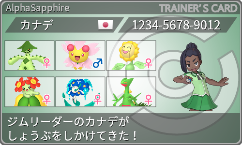 トレーナーカード