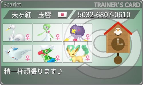 トレーナーカード