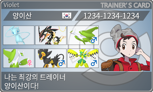 トレーナーカード