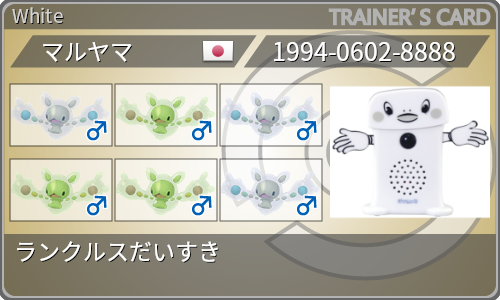 トレーナーカード