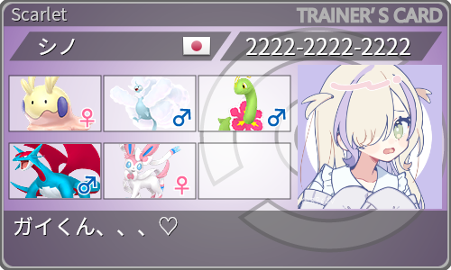 トレーナーカード