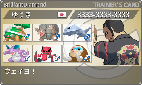 トレーナーカード