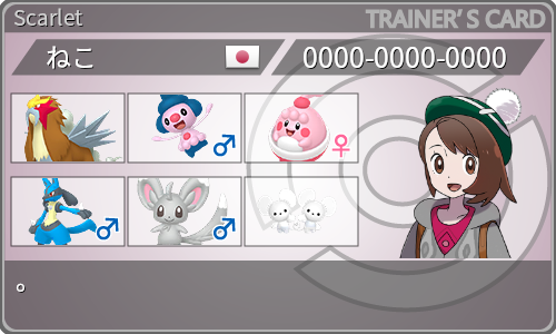 トレーナーカード