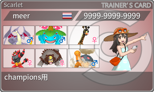 トレーナーカード