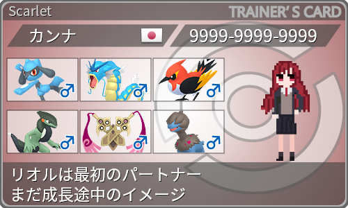 トレーナーカード