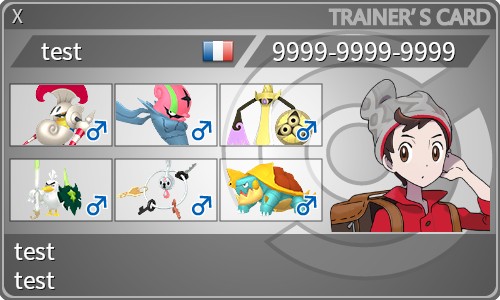 トレーナーカード