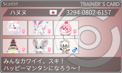 トレーナーカード