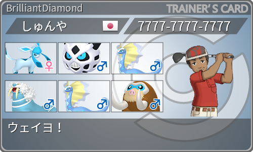 トレーナーカード
