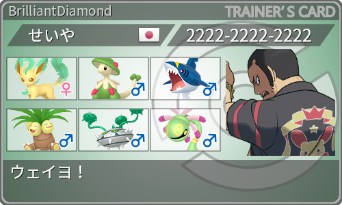 トレーナーカード