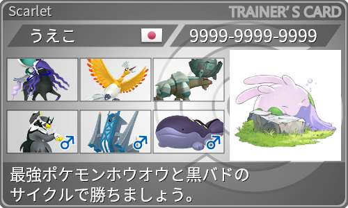 トレーナーカード