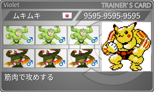 トレーナーカード