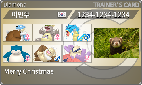 トレーナーカード