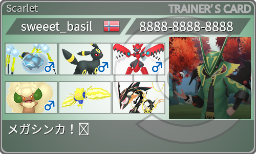 トレーナーカード