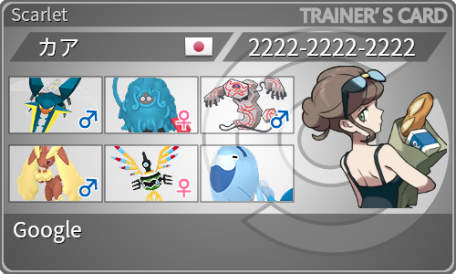 トレーナーカード