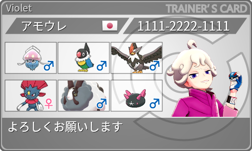 トレーナーカード
