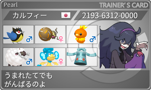 トレーナーカード