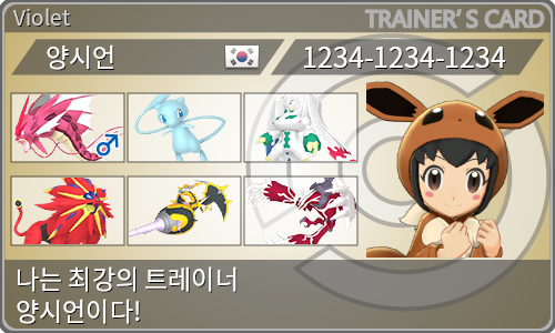 トレーナーカード