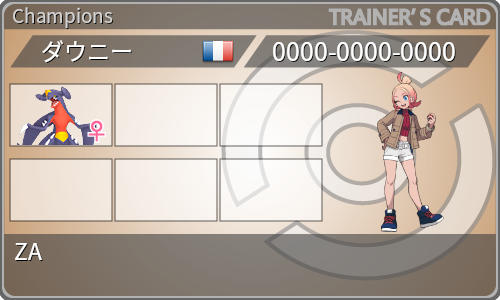 トレーナーカード