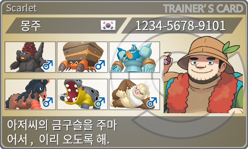 トレーナーカード