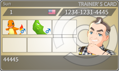 トレーナーカード