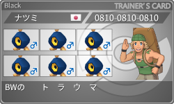 トレーナーカード