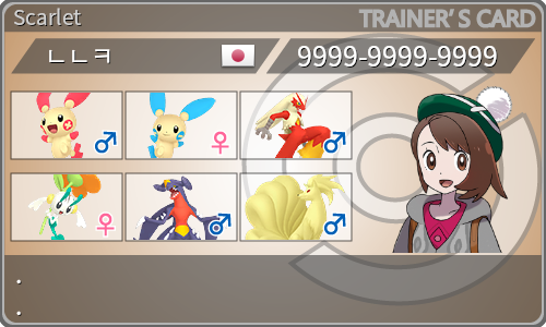 トレーナーカード