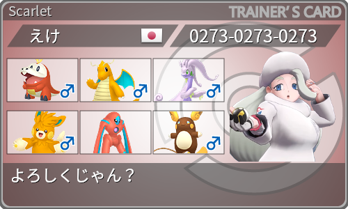 トレーナーカード