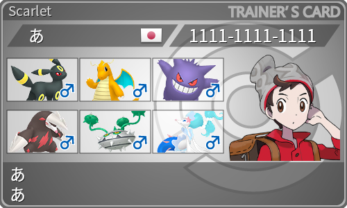 トレーナーカード