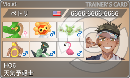 トレーナーカード