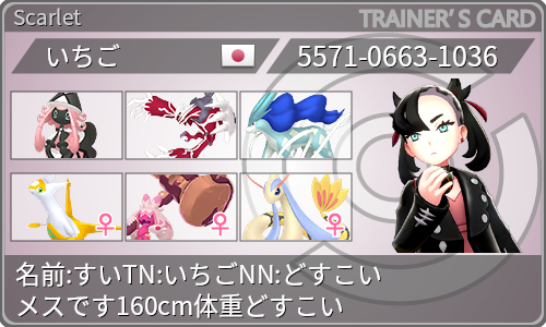 トレーナーカード